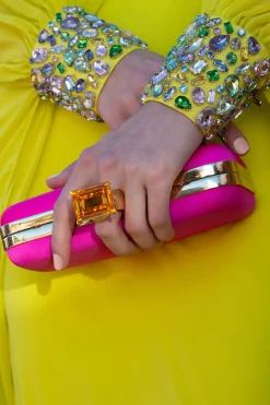 Sachin & Babi On The Rocks Clutch - Cerise Sale