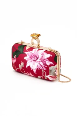 Sachin & Babi On The Rocks Clutch - Deep Pink Dahlia Discount