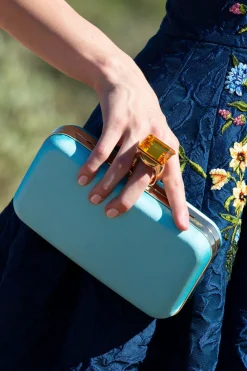 Sachin & Babi On The Rocks Clutch - Swiss Blue New