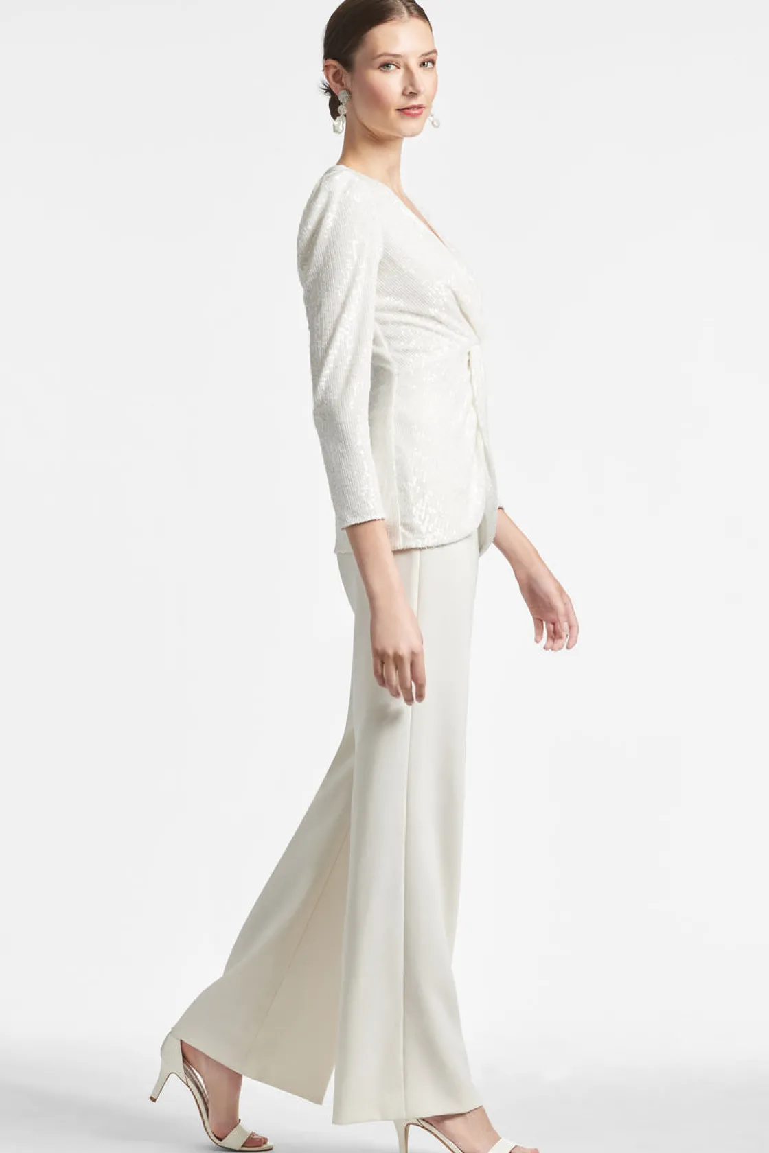 Sachin & Babi Peyton Top - Ivory Sale