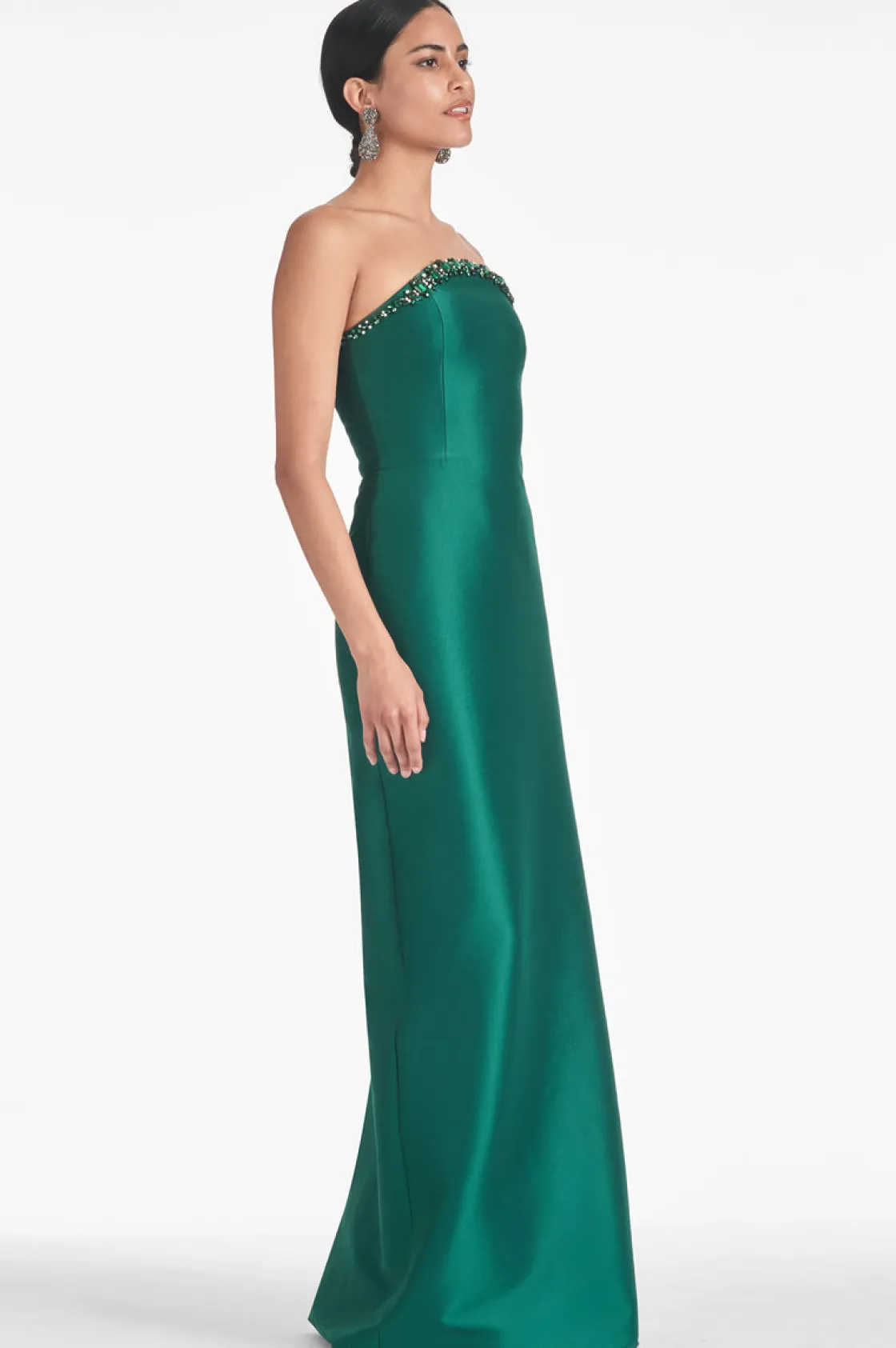 Sachin & Babi Preston Gown - Emerald Clearance