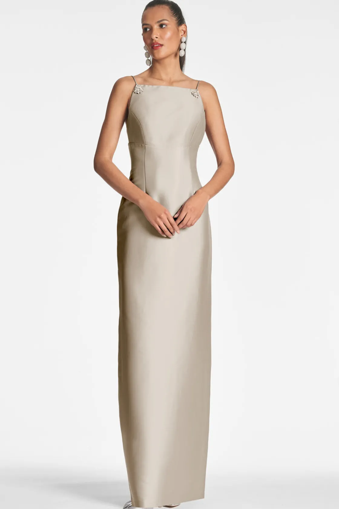 Sachin & Babi Pryce Gown - Pewter Best
