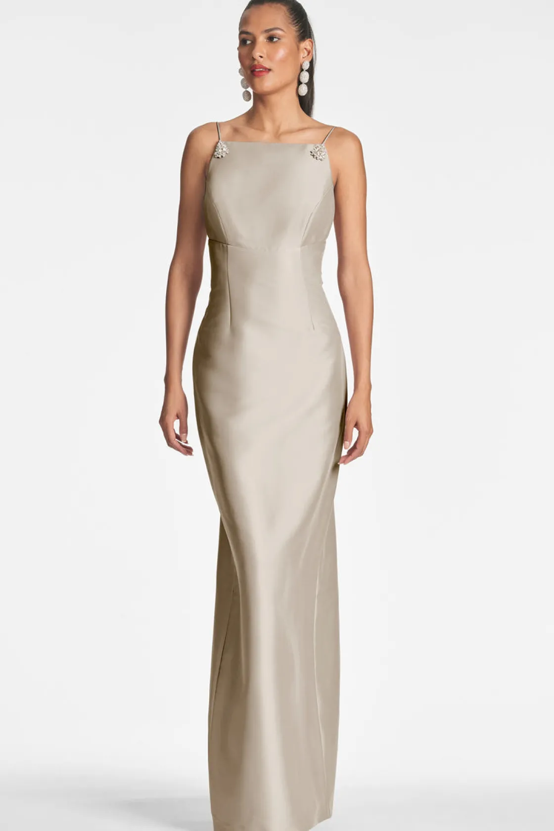 Sachin & Babi Pryce Gown - Pewter Best