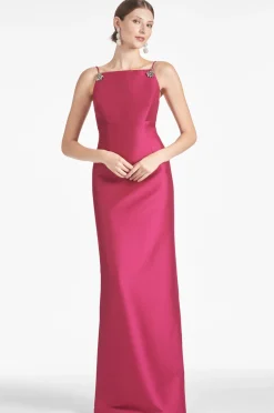Sachin & Babi Pryce Gown - Rhodolite Clearance