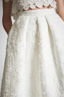 Sachin & Babi Pyaar Skirt - Ivory Clearance