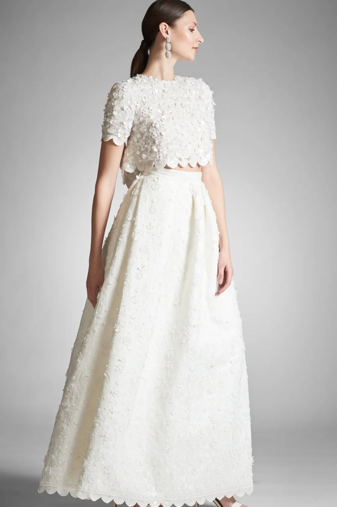 Sachin & Babi Pyaar Skirt - Ivory Clearance