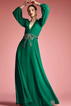 Sachin & Babi Ramsey Gown - Malachite Shop