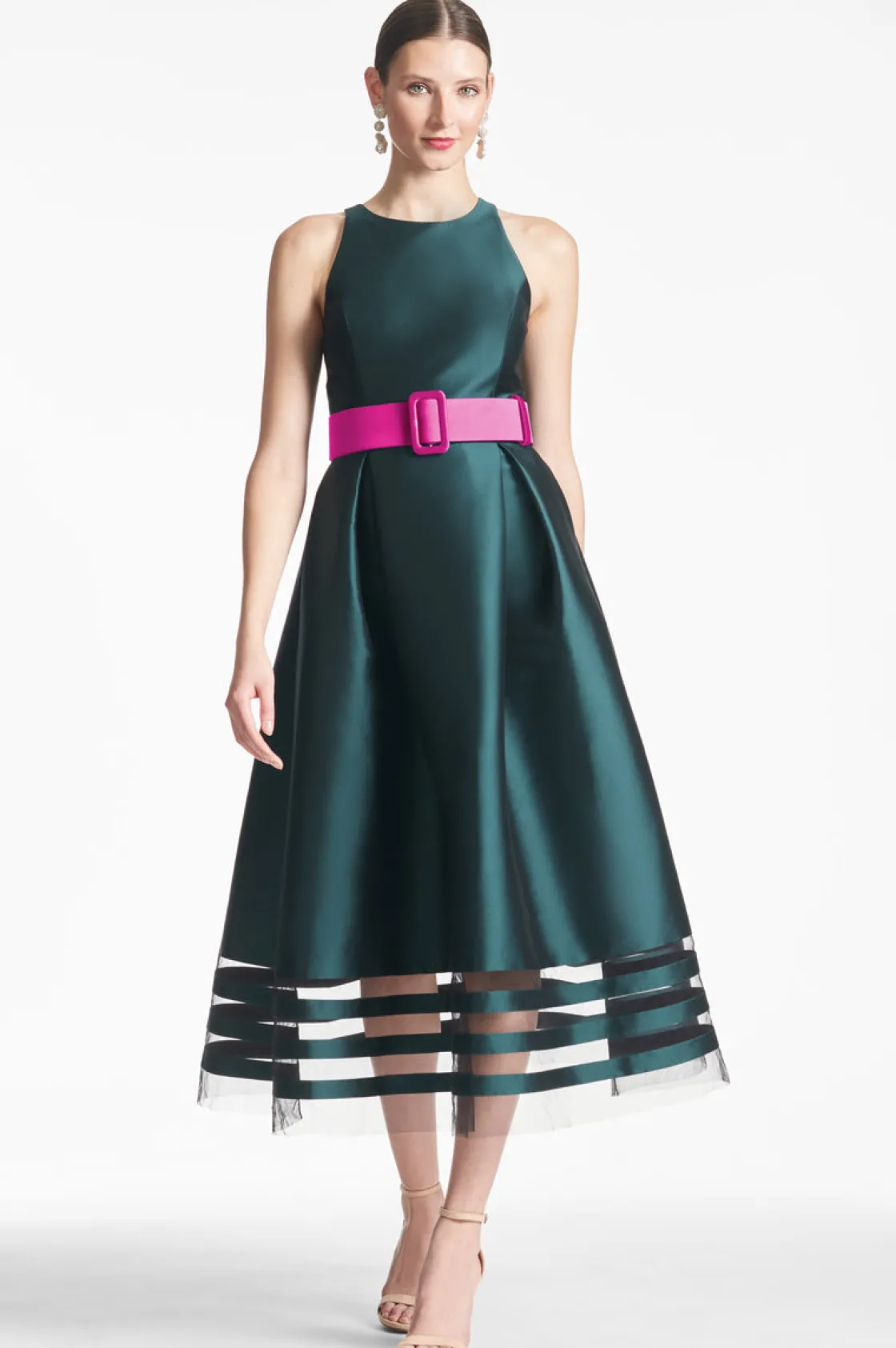 Sachin & Babi Rani Dress - Forest Green Cheap