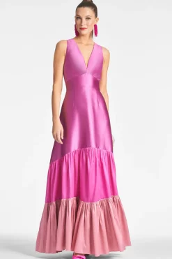 Sachin & Babi Rori Gown - Fuchsia/Multi Fuchsia/Multi Sale