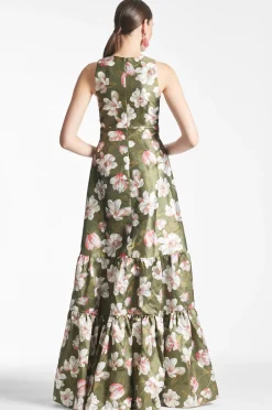 Sachin & Babi Rori Gown - Moss Magnolia Cheap