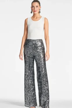 Sachin & Babi Sequin Alli Pant - Gunmetal Hot