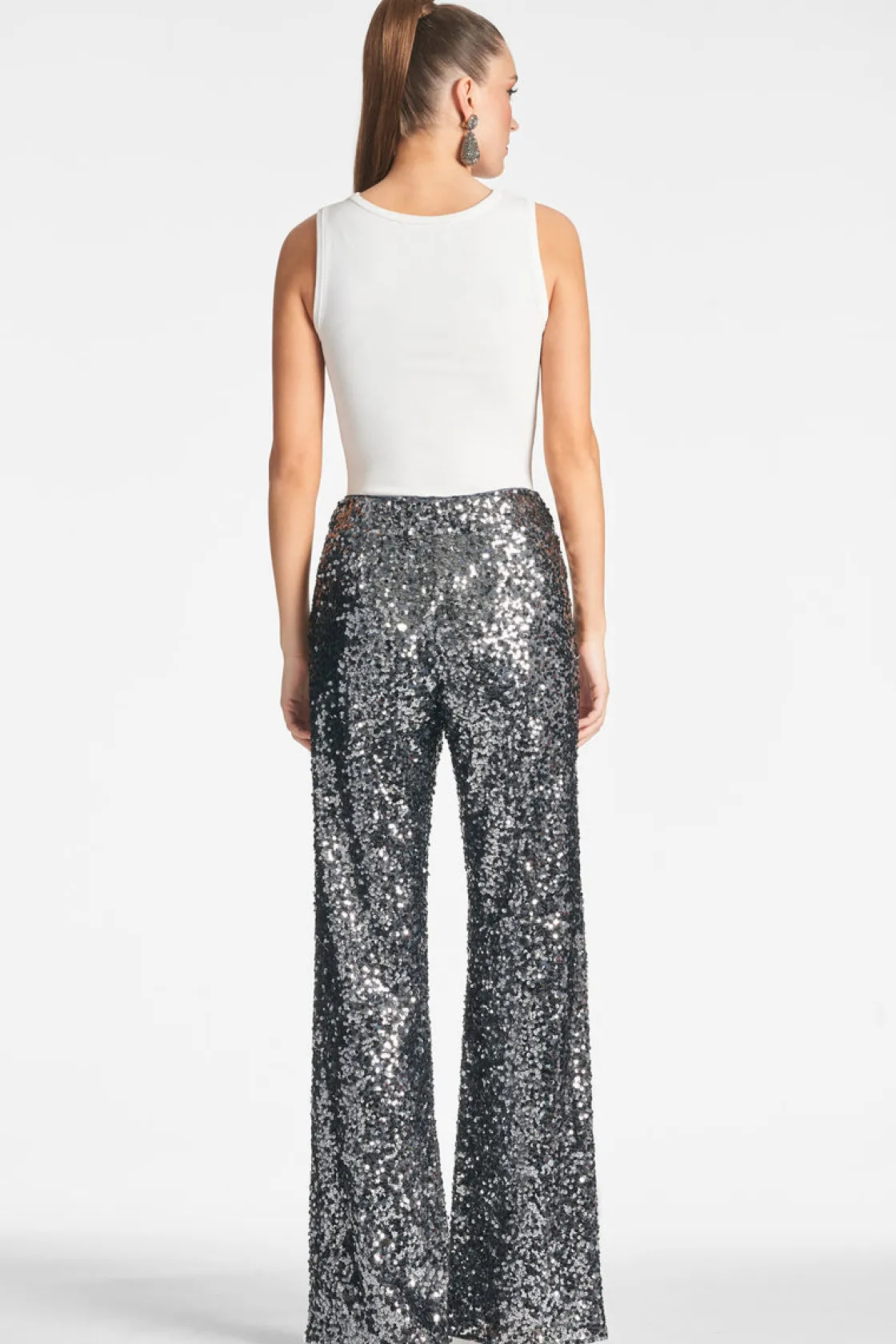 Sachin & Babi Sequin Alli Pant - Gunmetal Hot