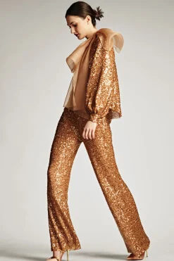 Sachin & Babi Sequin Bri Pant - Honey Online