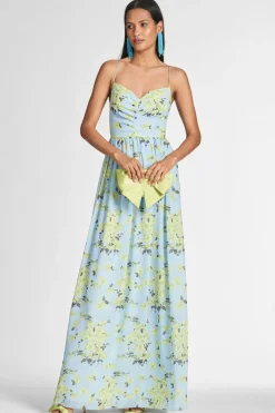 Sachin & Babi Sienna Gown - Sky Citrine Floral Online