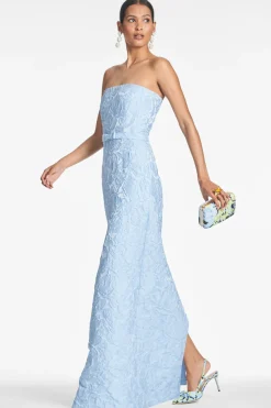 Sachin & Babi Sophia Gown - Ice Blue Outlet