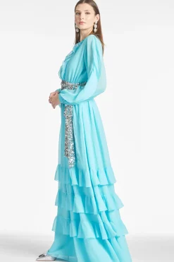 Sachin & Babi Venus Gown - Blue Topaz Best Sale