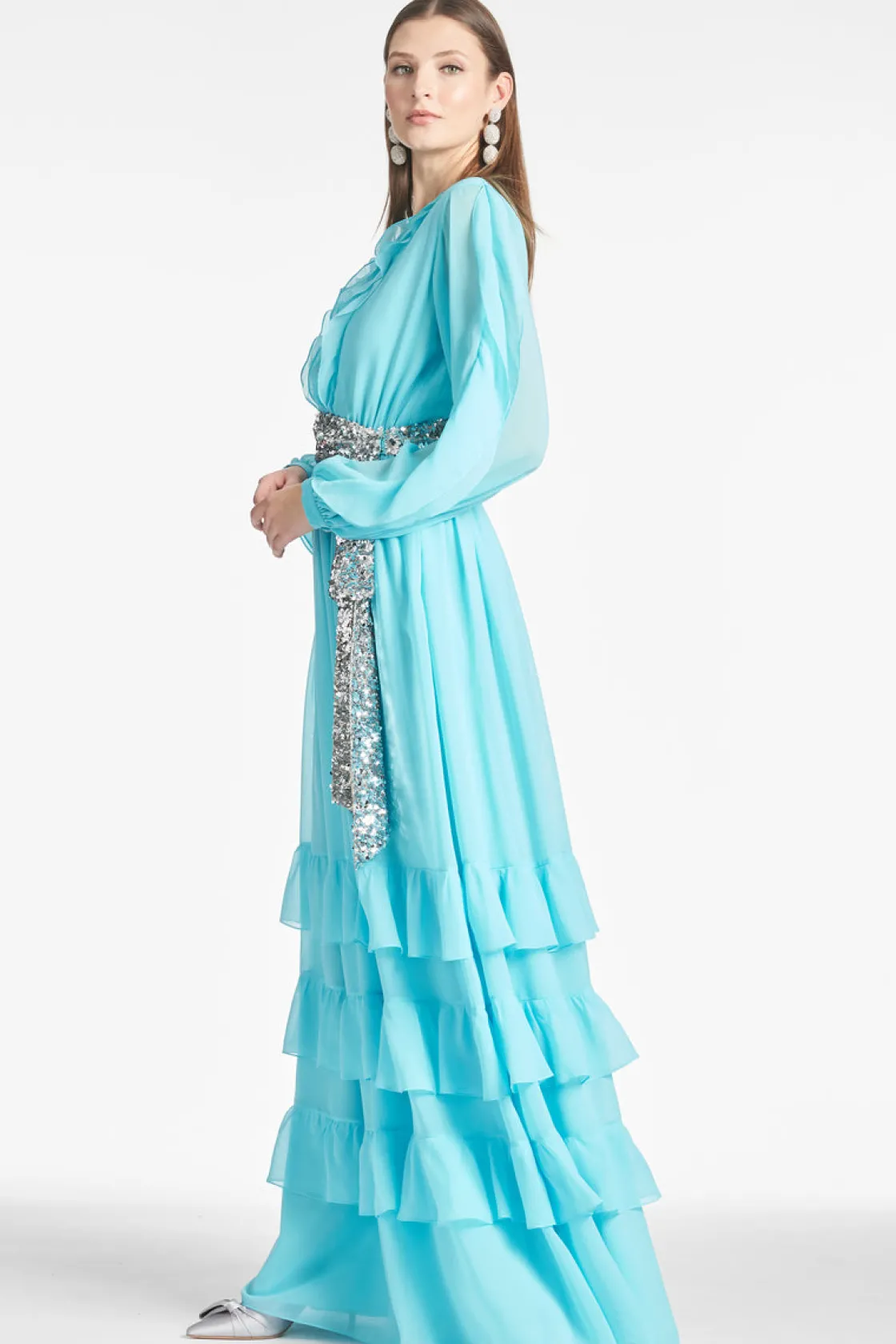 Sachin & Babi Venus Gown - Blue Topaz Best Sale
