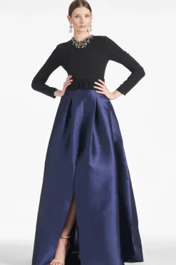 Sachin & Babi Victoria Gown - Black/Navy Black/Navy Best Sale