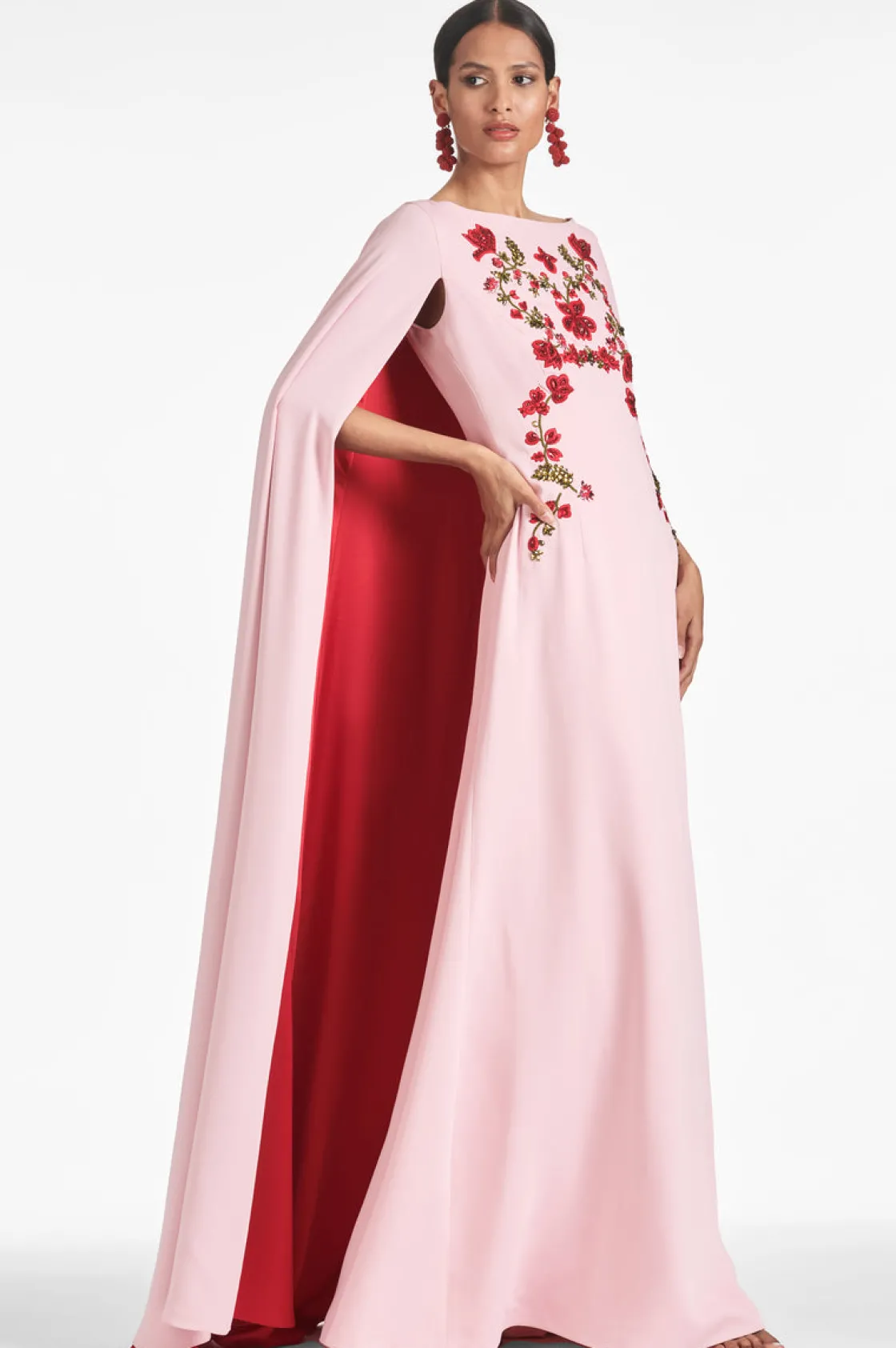 Sachin & Babi Vittoria Gown - Morganite/Ruby Morganite/Ruby Cheap