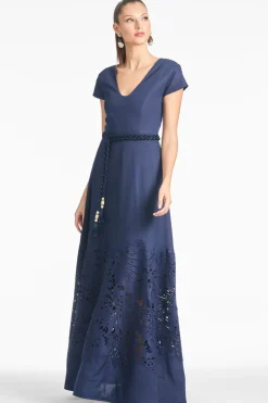 Sachin & Babi Zefira Gown - Navy Best Sale