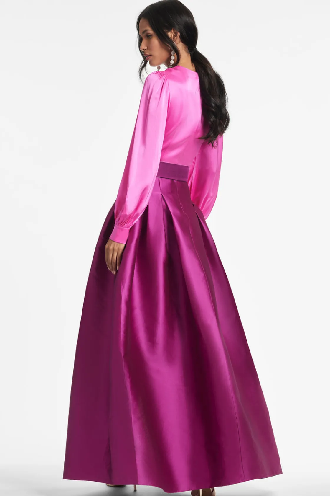 Sachin & Babi Zoe Gown - Pink/Magenta Pink & Magenta Discount
